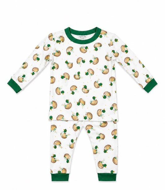 Magnolia Baby - Mallard Duck Pajama Long Sleeve And Pant Set