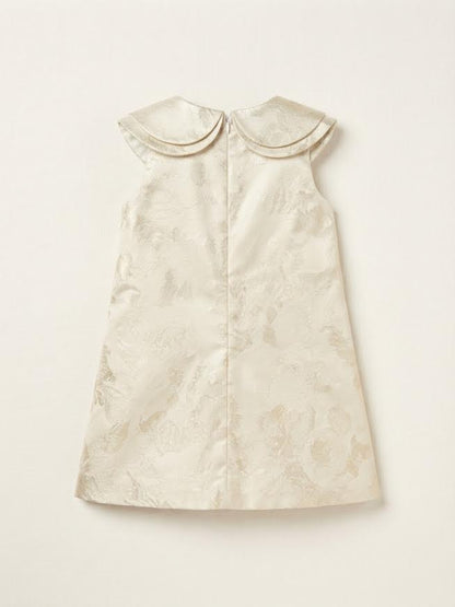 Luli & Me - Golden Flowers A-Line Dress