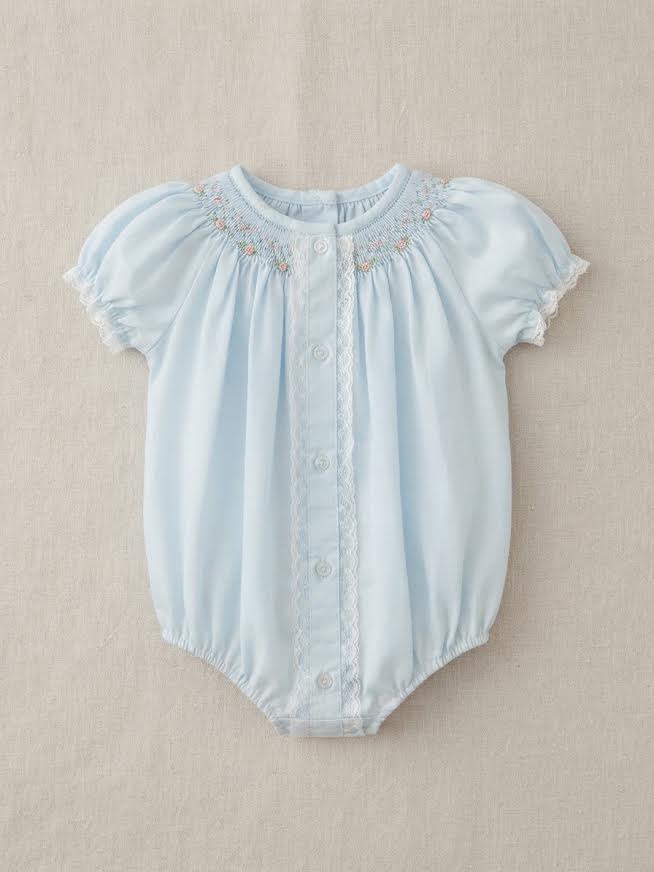 Baby Blessings - Blue Flowers Sophia Bubble