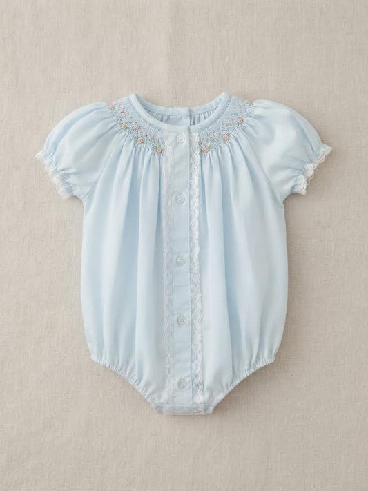 Baby Blessings - Blue Flowers Sophia Bubble
