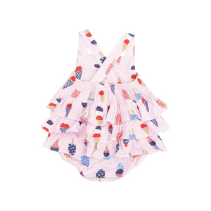 Angel Dear- American Ice Cream Ruffle Sunsuit
