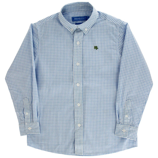 Bailey Boys - Button Down Shirt, Lt. Blue Check