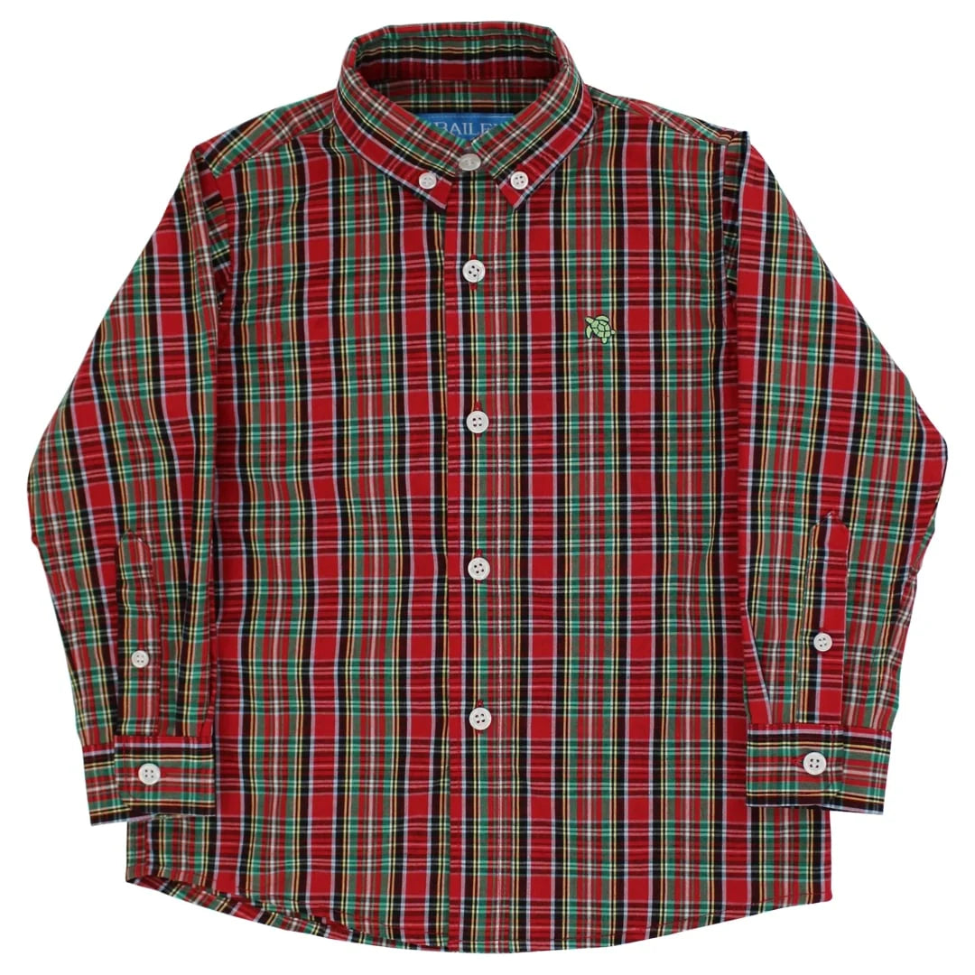 Bailey Boys - Button Down Shirt - Tartan Plaid
