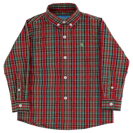 Bailey Boys - Button Down Shirt - Tartan Plaid