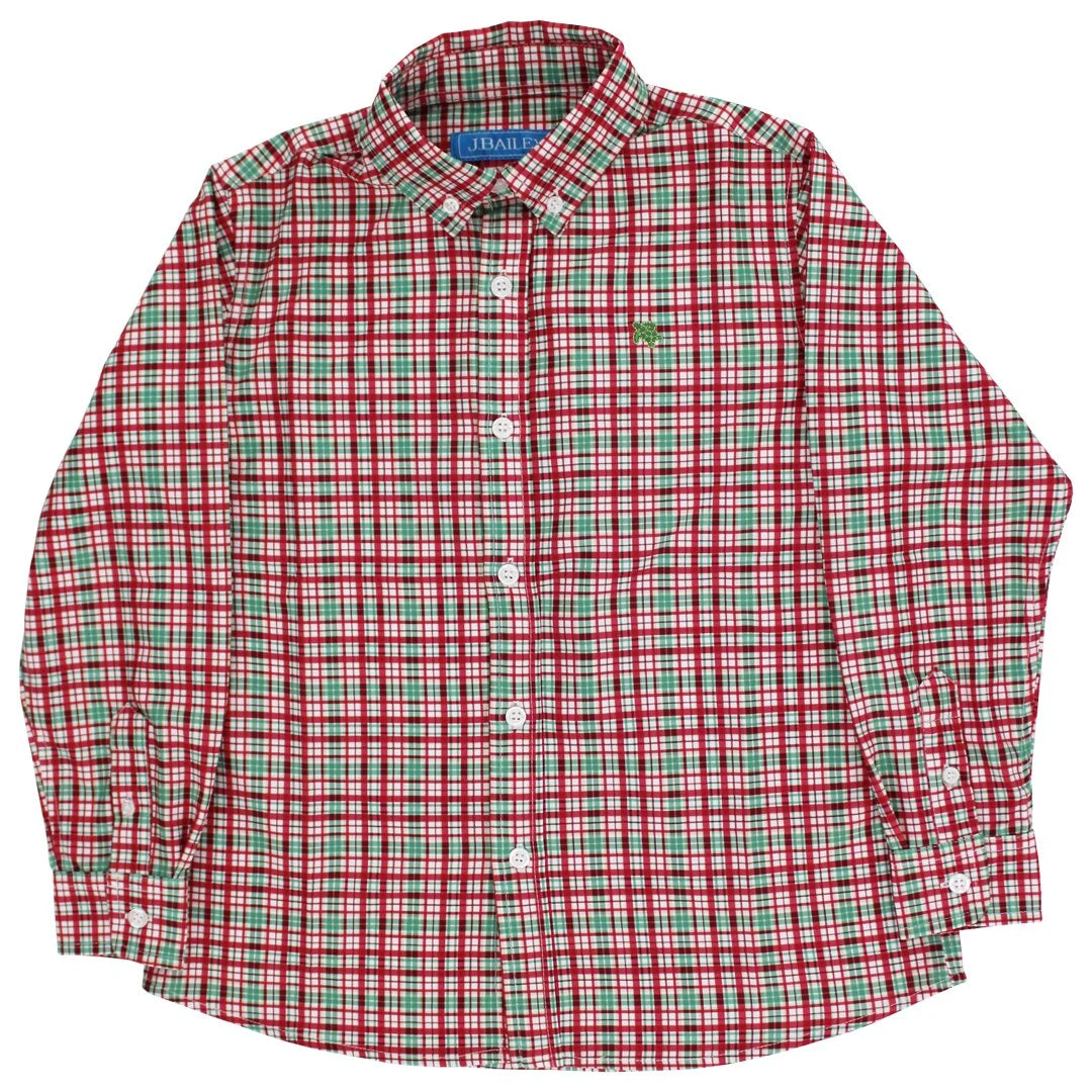 Bailey Boys - Jolly Plaid Button Down Shirt