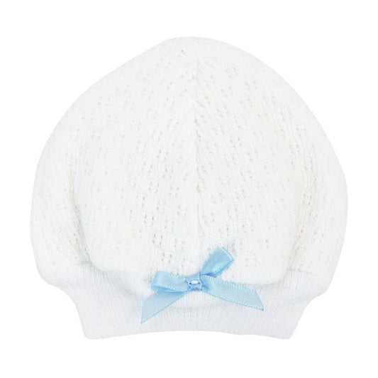 Paty - Baby Knit Beanie With Bow