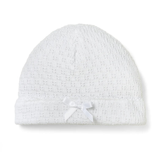Paty - White Baby Knit Saylor Beanie