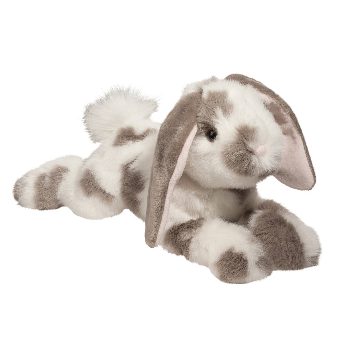 Douglas - Ramsey Gray Spotted Deluxe Bunny