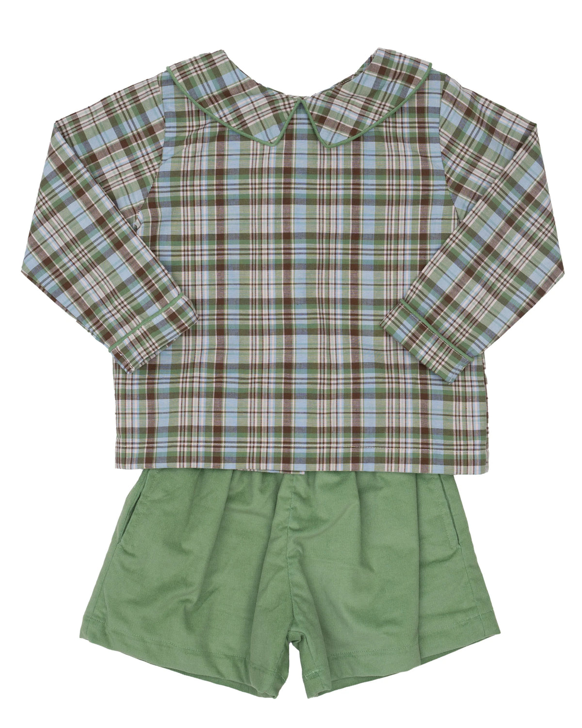 The Oaks - Greenbriar Plaid Short Set