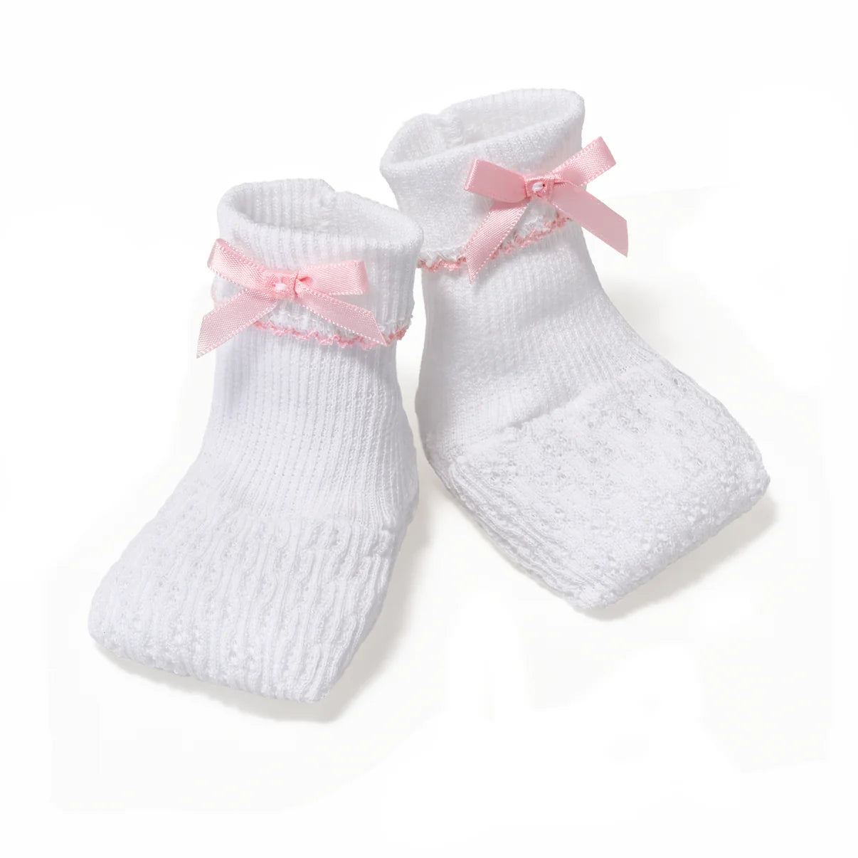 Paty - Pink Knit Booties