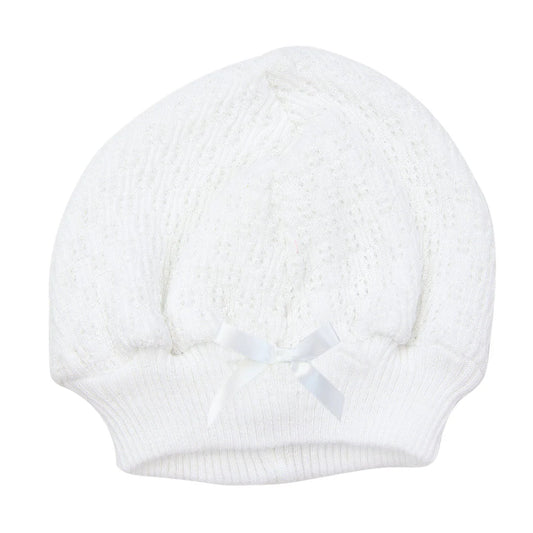 Paty - Baby Knit Beanie With Bow