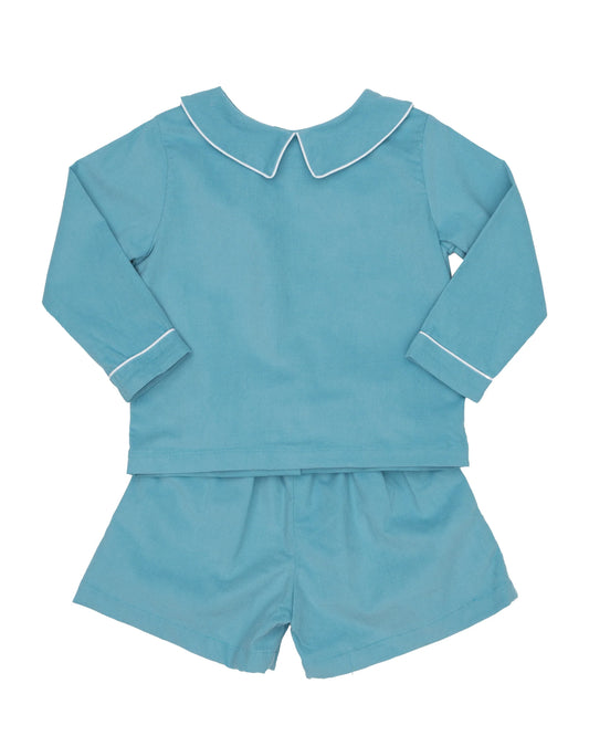 The Oaks - John Heirloom Blue Short Set