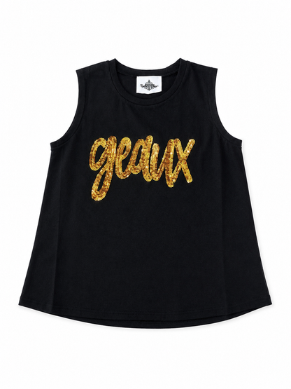 Belle Cher - Geaux Sequin Tank