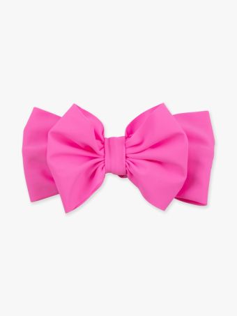 Rufflebutts - Neon Pink Swim Bow Headband