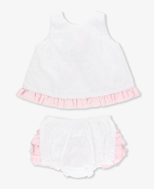 Ruffle Butts - Swiss Dot Swing Top and Bloomer Set
