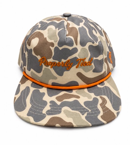 Properly Tied - Boy's Rope Field Camo Hat