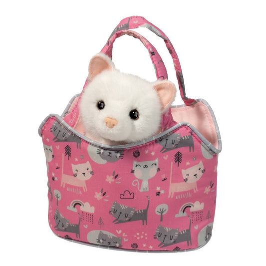 Douglas - Purr-Fect Pals Sassy Sak with White Cat