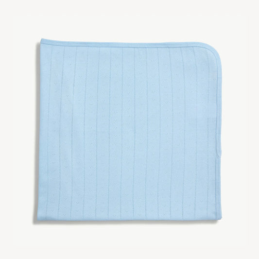 Magnetic Me - Blue Love Lines Baby Blanket
