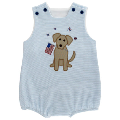 Bailey Boys - Boy's Patriotic Pup Knit Infant Bubble