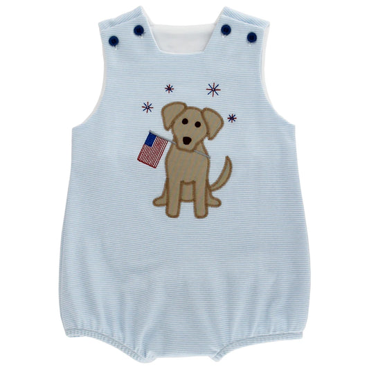 Bailey Boys - Boy's Patriotic Pup Knit Infant Bubble