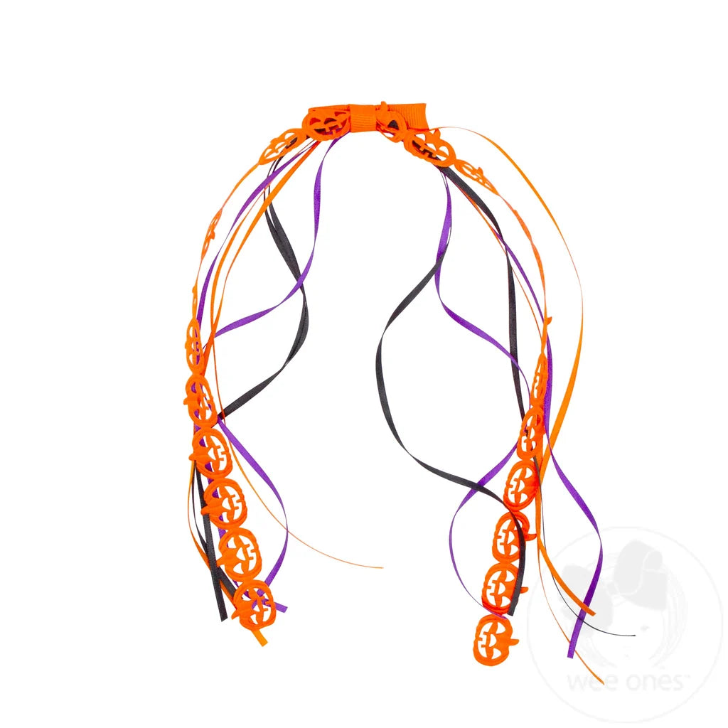 Wee Ones - Halloween Statin Ribbons Hair Accessory