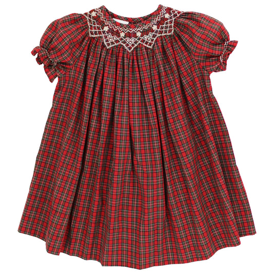 Bailey Boys - Girl's Tartan Geometric Bishop
