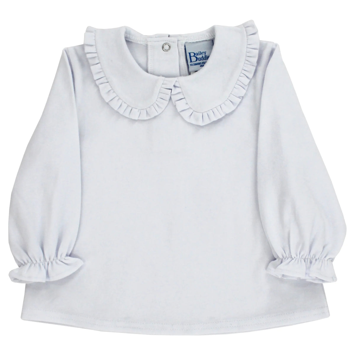 Bailey Boys - Girl's L/S White Collared Shirt