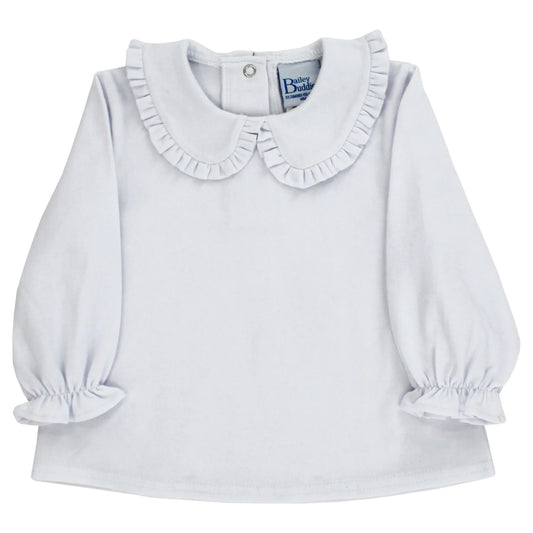Bailey Boys - Girl's L/S White Collared Shirt