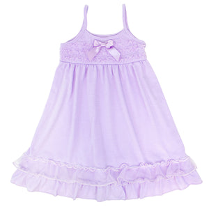 Laura Dare Purple Ruffle Nightgown Dress