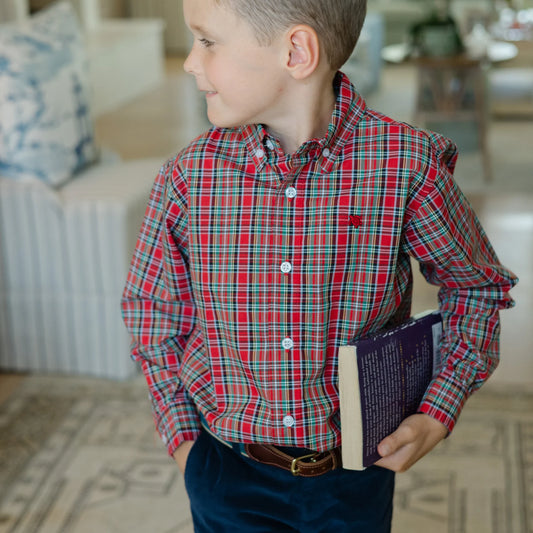 Bailey Boys - Button Down Shirt - Tartan Plaid
