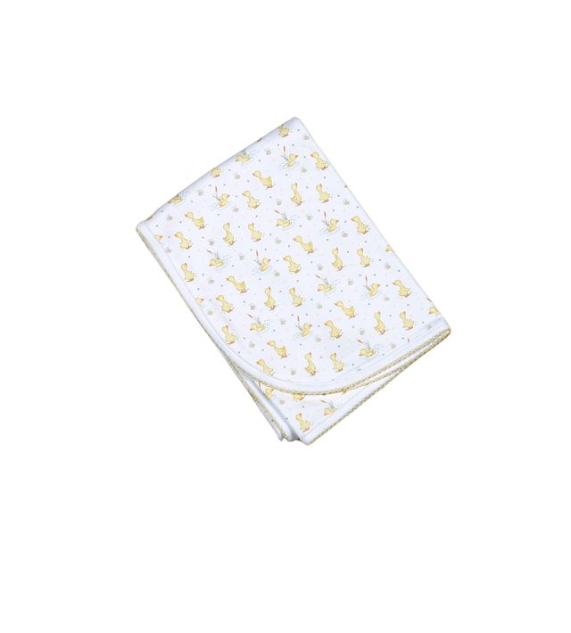 Baby Loren - Baby Ducks in the Pond Receiving Blanket