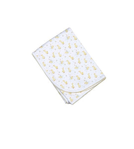Baby Loren - Baby Ducks in the Pond Receiving Blanket