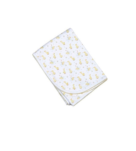 Baby Loren - Baby Ducks in the Pond Receiving Blanket
