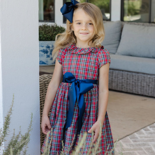 Bailey Boys - Tartan with Navy Cord - Dress