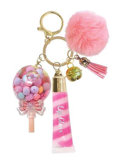 Hot Focus - Sweet Swirl Lip Gloss Keychain