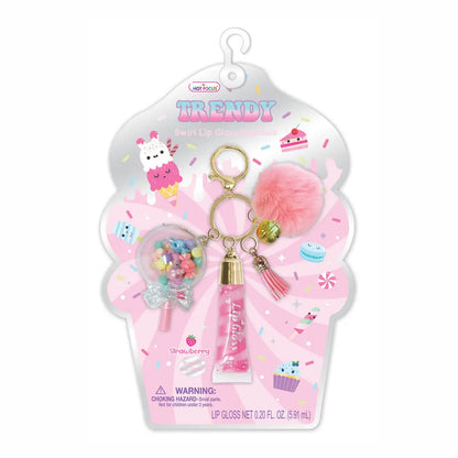 Hot Focus - Sweet Swirl Lip Gloss Keychain