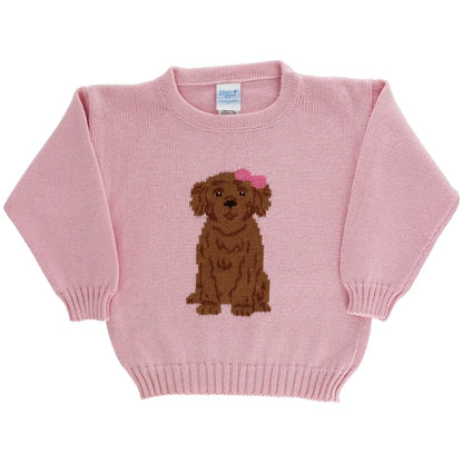 Bailey Boys - Pink Crewneck Sweater Doodle