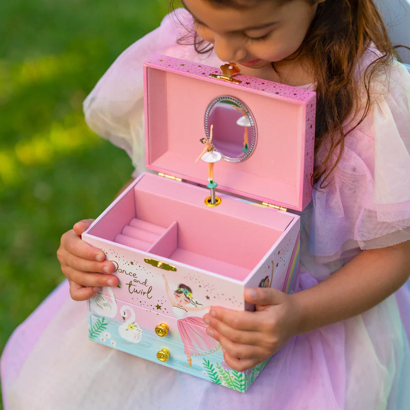 Giggle & Honey - Ballerina Musical Jewelry Box 2 - Drawer