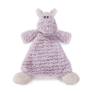 Demdaco - Harlow Hippo Rattle Blankie