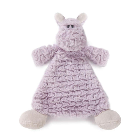 Demdaco - Harlow Hippo Rattle Blankie