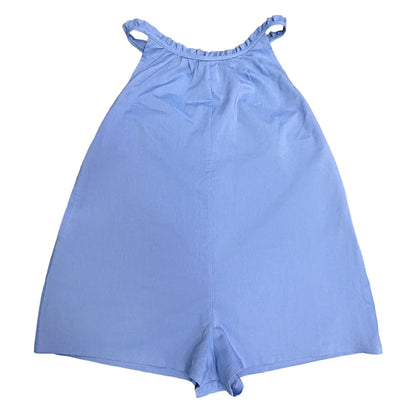 Little Olin -  Blue Chambray Romper
