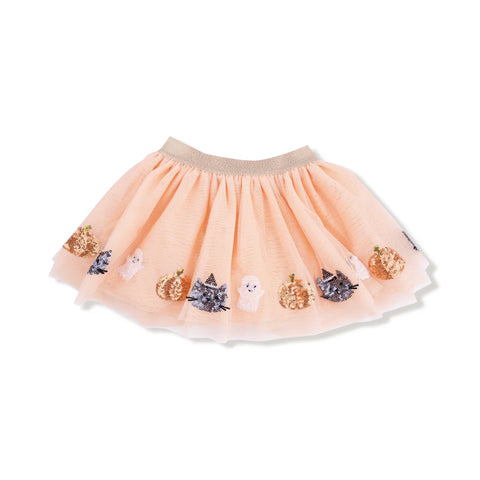 Angel Dear - Orange Halloween Tutu Skirt