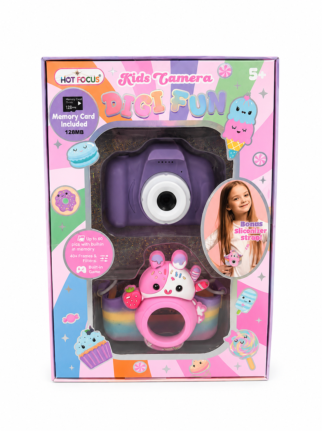 Hot Focus - Purple Digi Fun Kids Camera