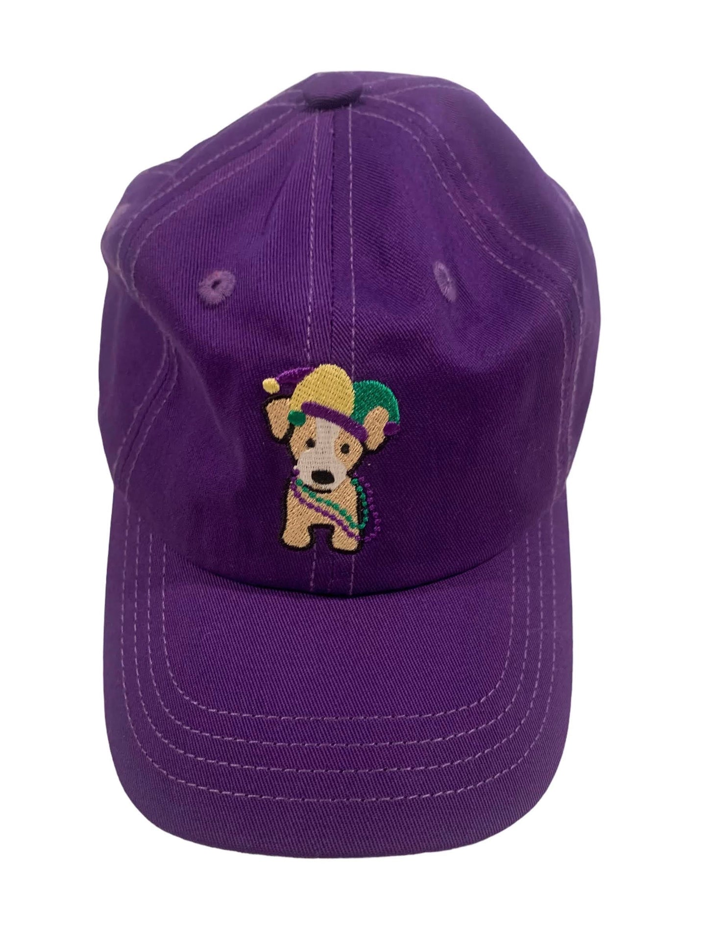 Lulu Bebe - Purple Mardi Gras Puppy Cap