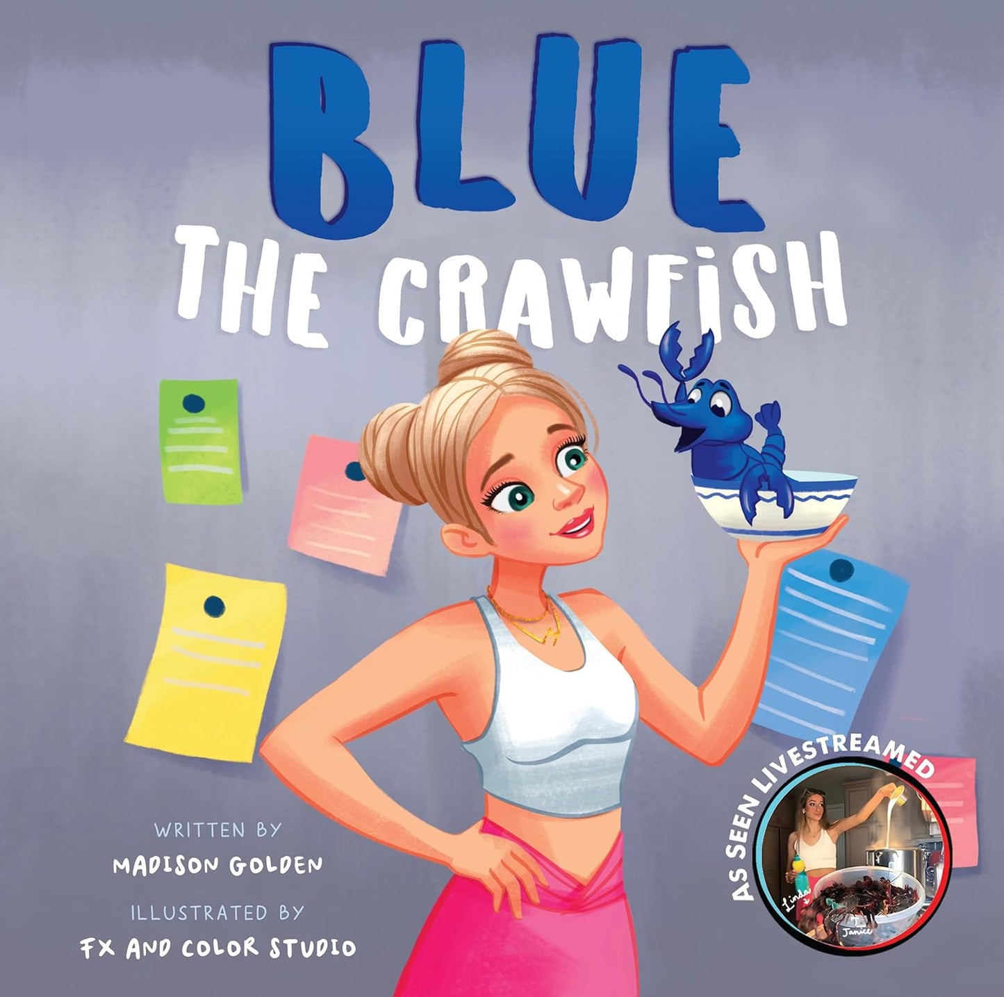Blue The Crawfish By Madison Golden