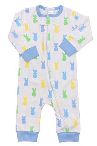 Lulu Bebe - Boys Bunny Footless Pajamas