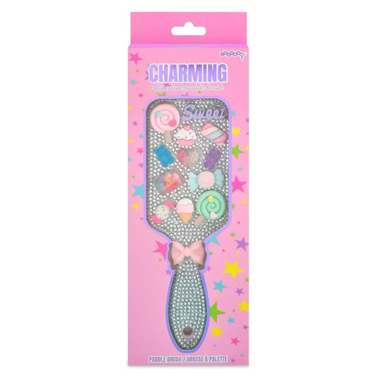 Iscream - Charming Rhinestone Paddle Brush
