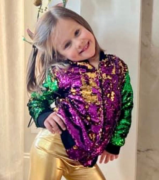 Belle Cher - Mardi Gras Sequin Jacket
