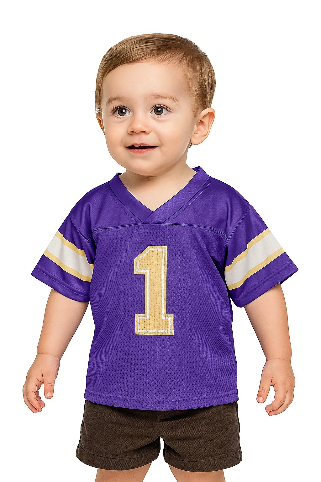 Belle Cher - Purple Lsu Jersey Shirt