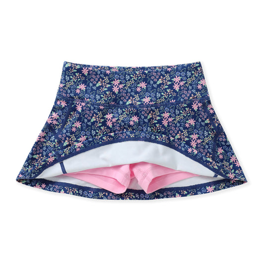 Swoon Baby - Navy Ditsy Tennis Skirt